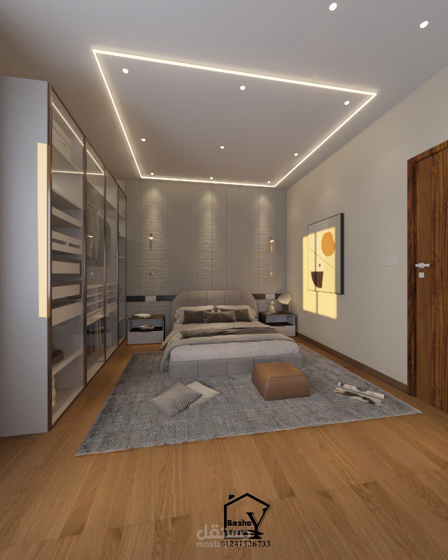 تصميم غرفة نوم رئيسيه