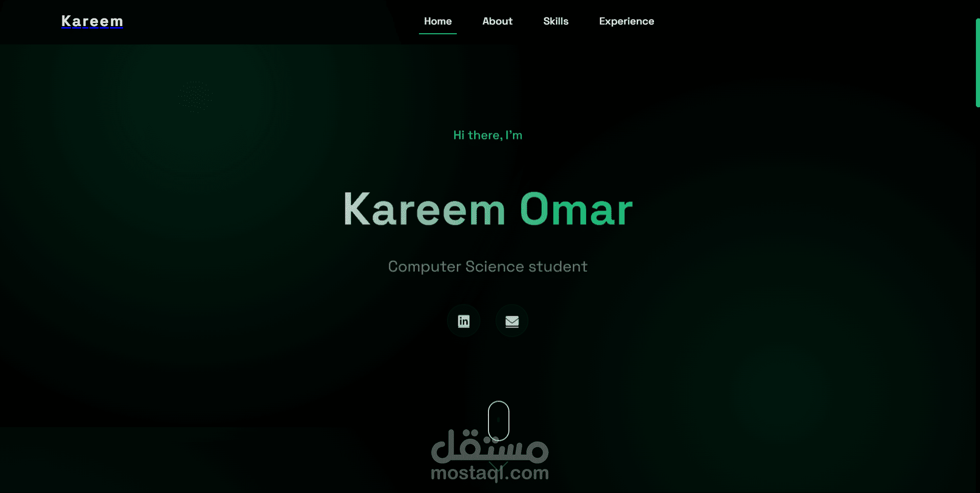انشاء معرض اعمال