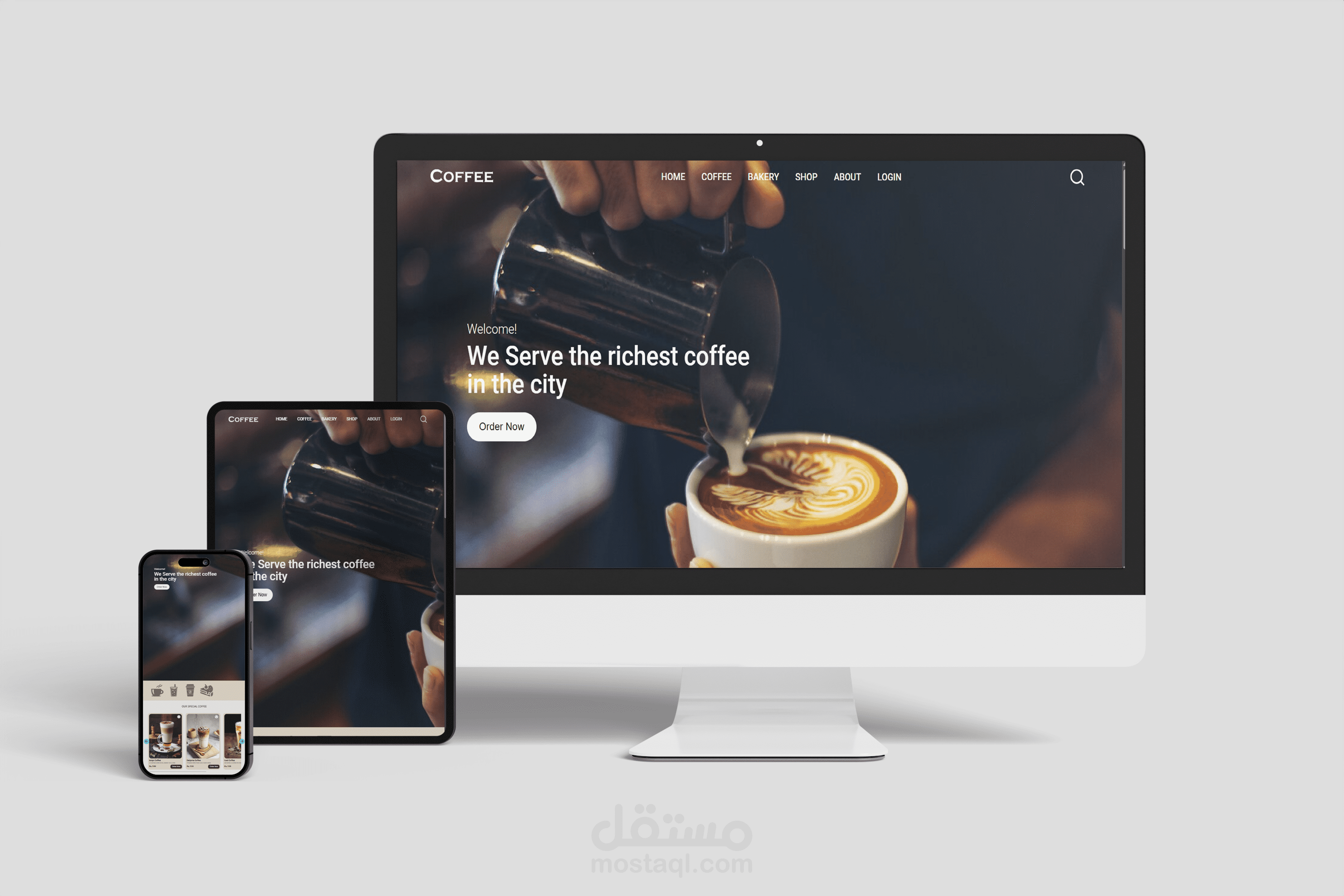 Coffee Shop E-Commerce Website
