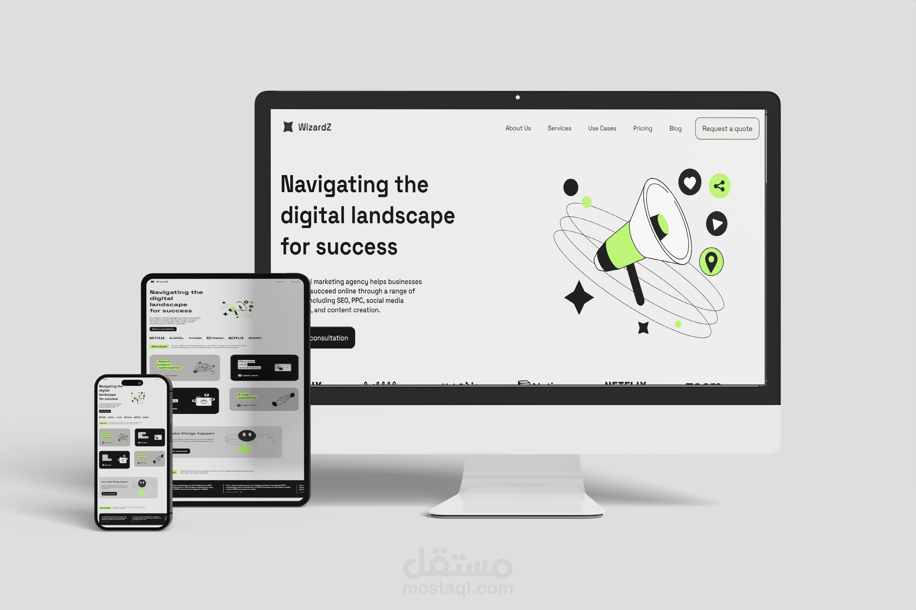 WizardZ - Digital Marketing Agency Website