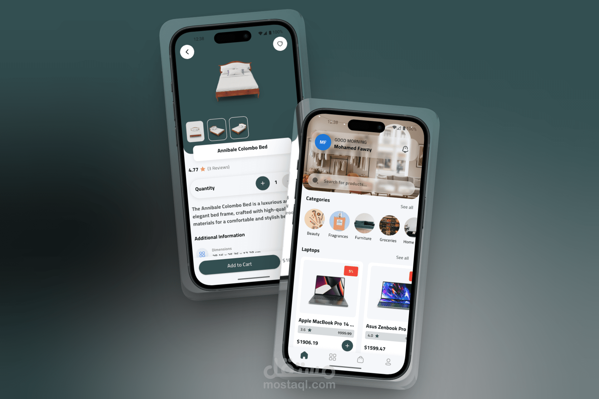 تطبيق Shop – متجر إلكتروني متكامل بـ Flutter و Supabase