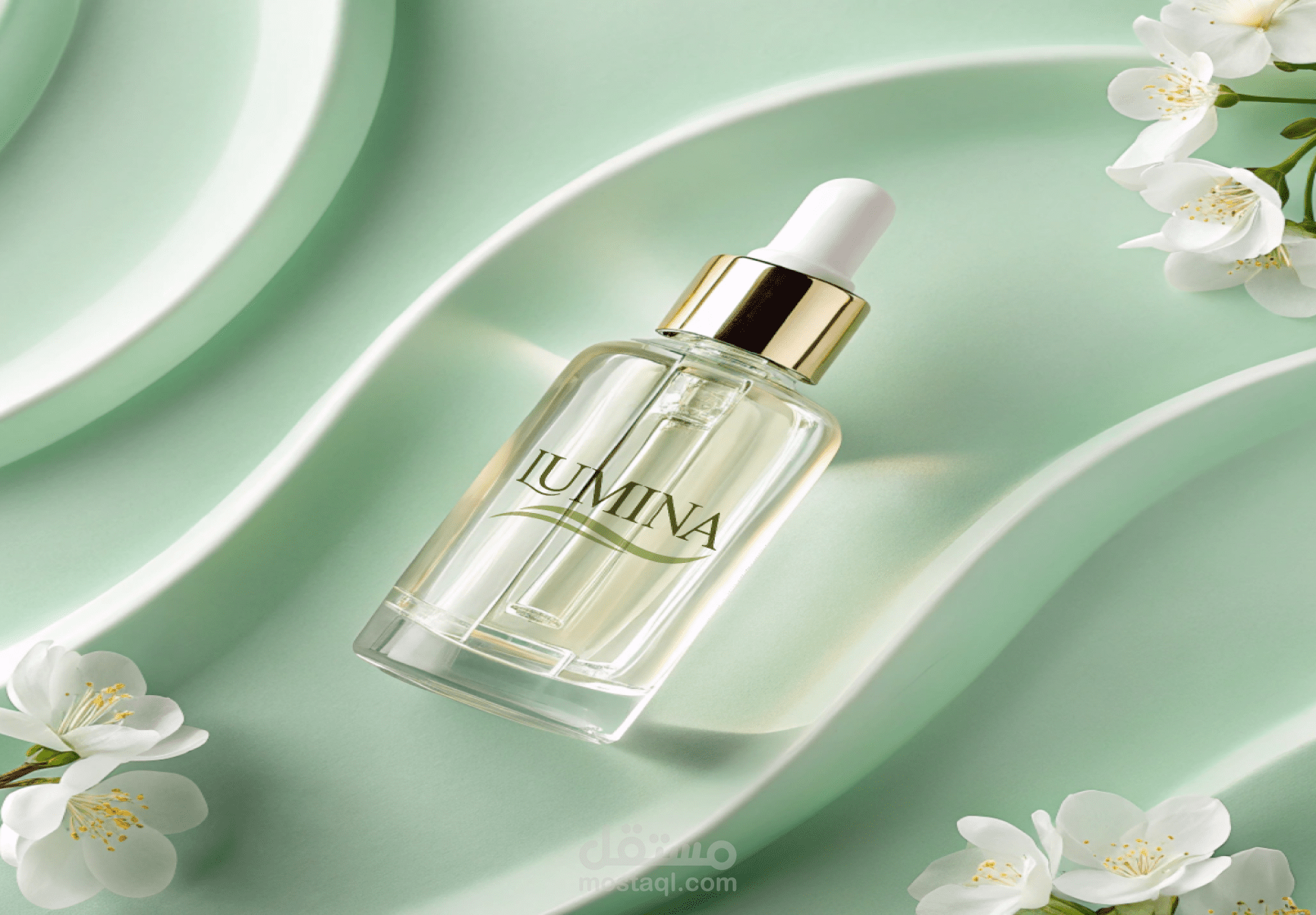 Brand Identity & Packaging Design for "LUMINA" – A UAE-Based Luxury Skincare Brand