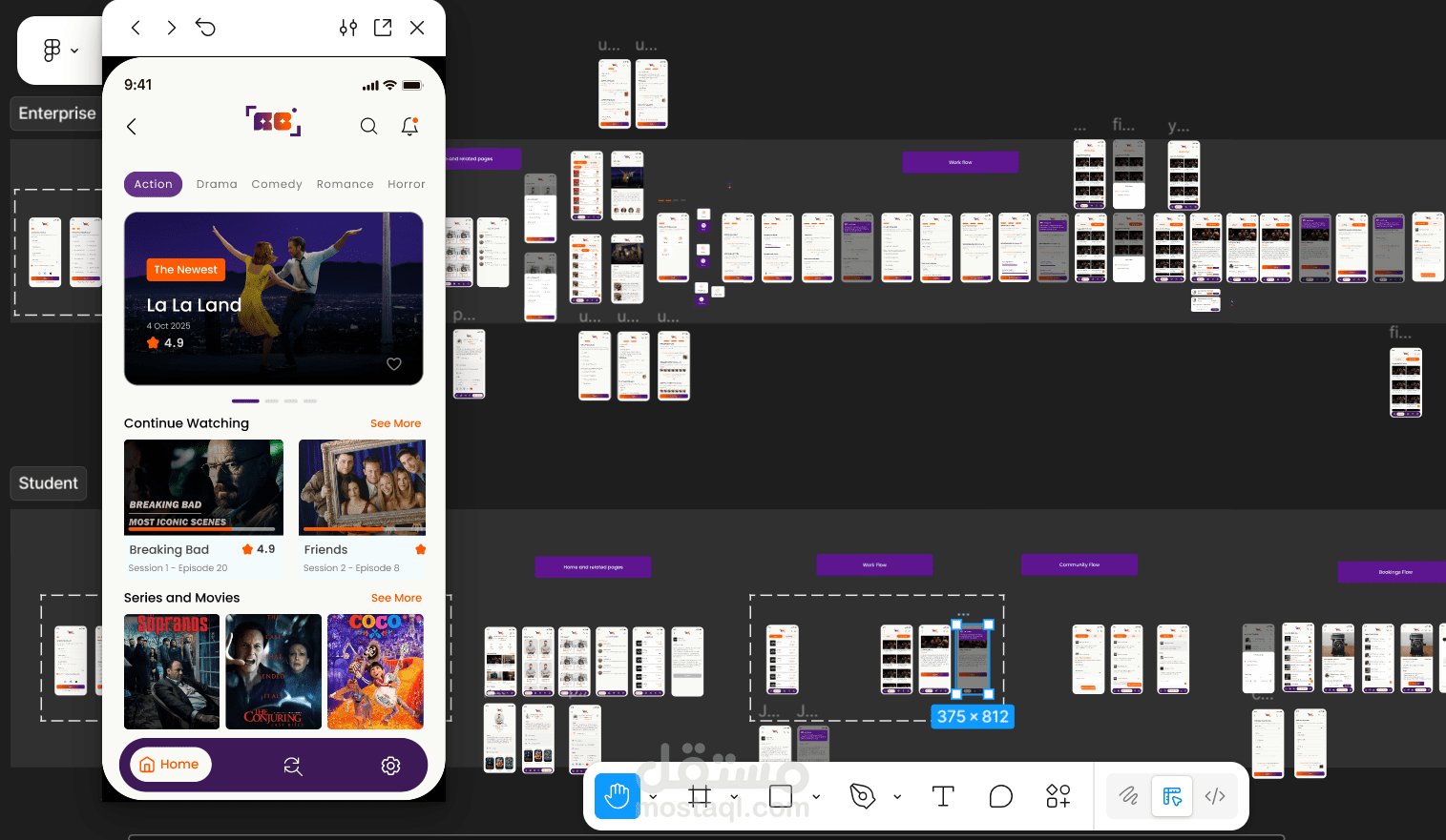 UI/UX for Application