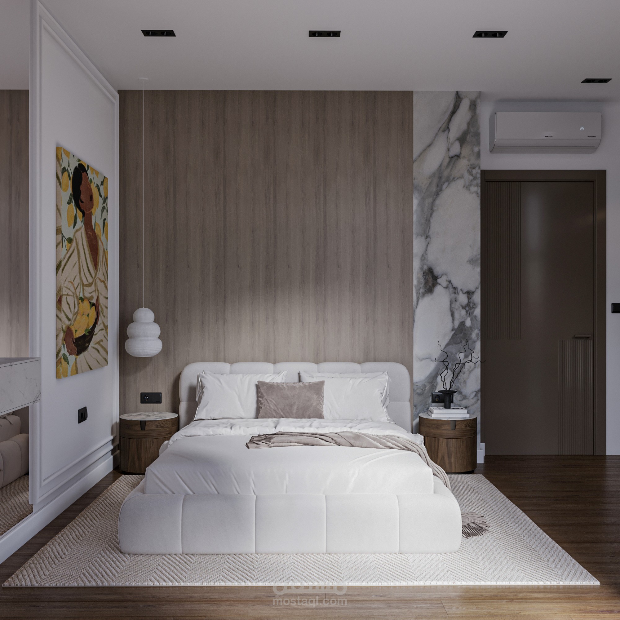 استلهم فخامة التصميم المودرن في غرفة ماستر ساحرة