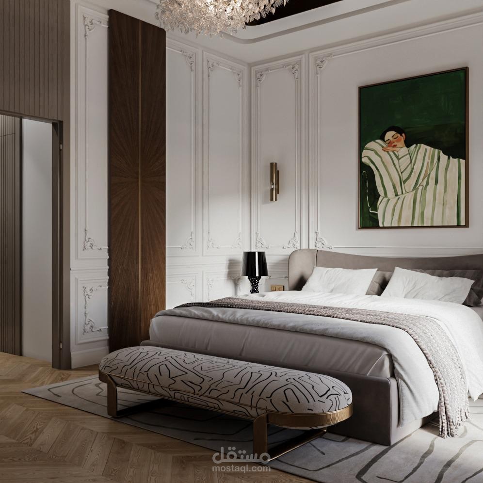 انسجام التفاصيل... غرفة ماستر تعكس رُقي الحياة السعودية