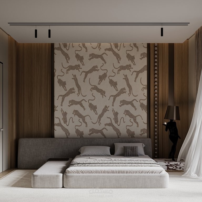 تصميم غرفة نوم رئيسية مودرن