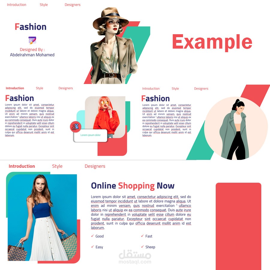 Fashion template power point