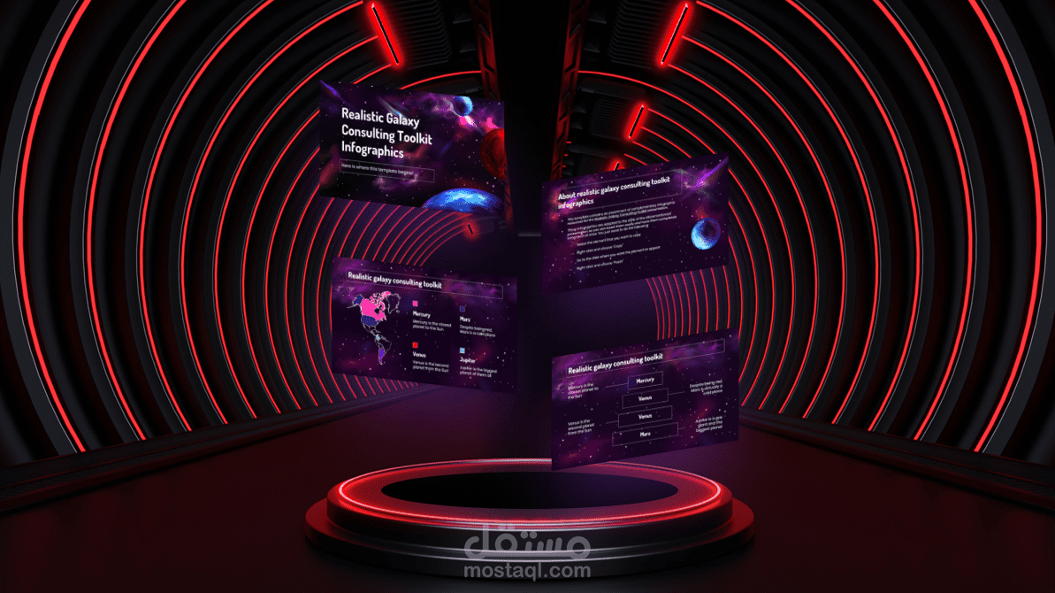 Galaxy  power point template