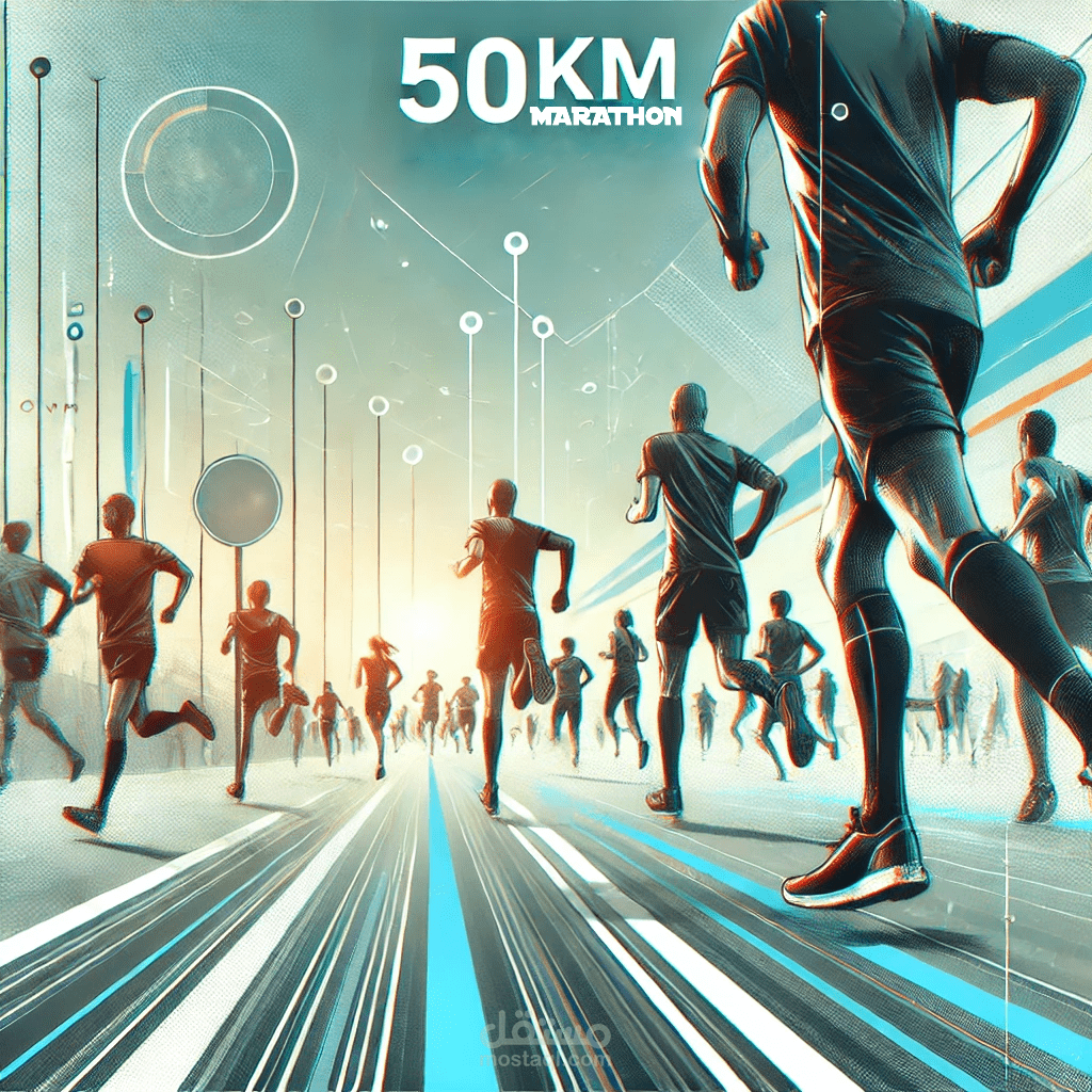 تحليل بيانات ماراثون 50 كم