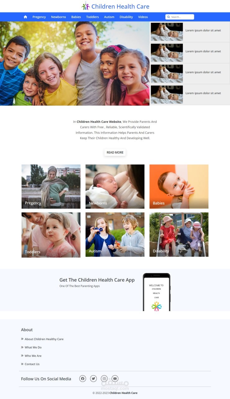 Children health care