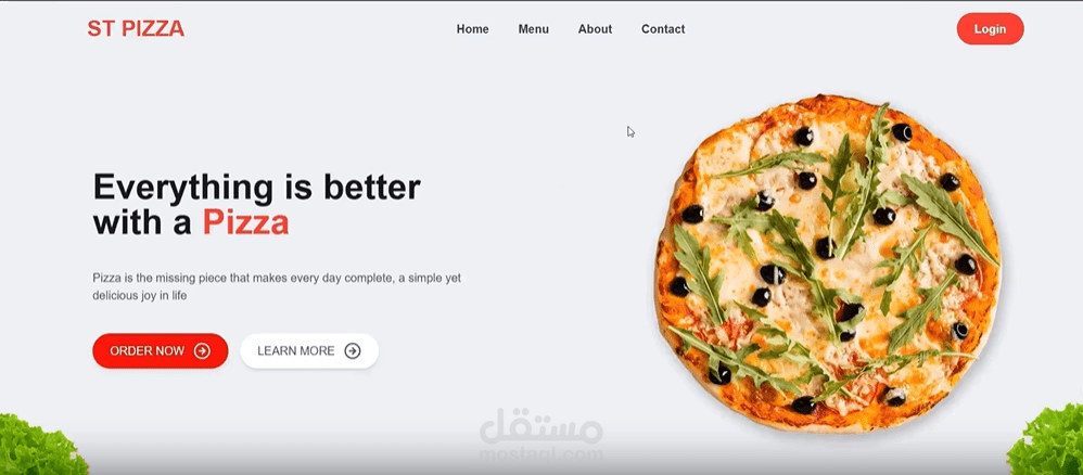تطبيق Food Ordering App لطلب الطعام أونلاين