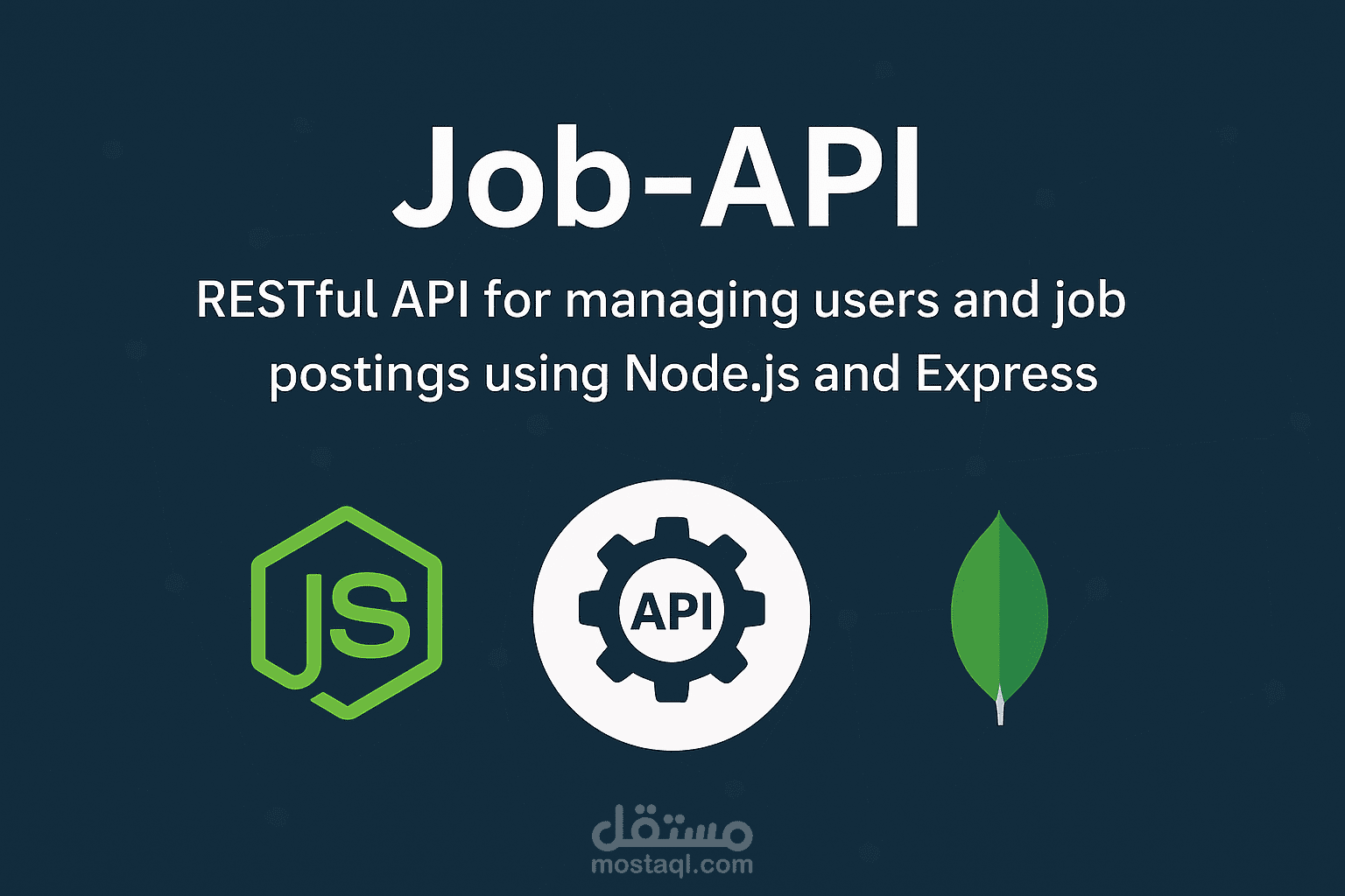 Job-API - لإدارة المستخدمين والوظائف باستخدام