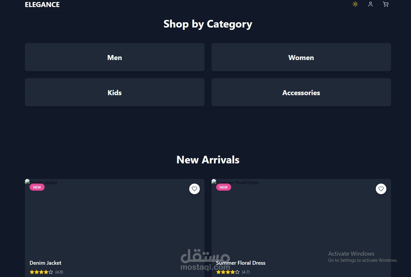 e commerce for clothes