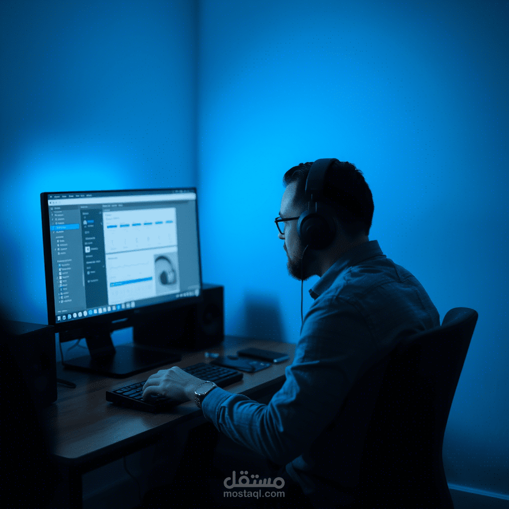 تحرير وتعديل الصوتيات لتحسين جودتها وتقديم تجربة سمعية واضحة .