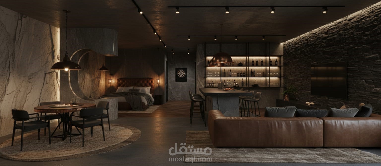 تصميم عصري بطابع الكهوف