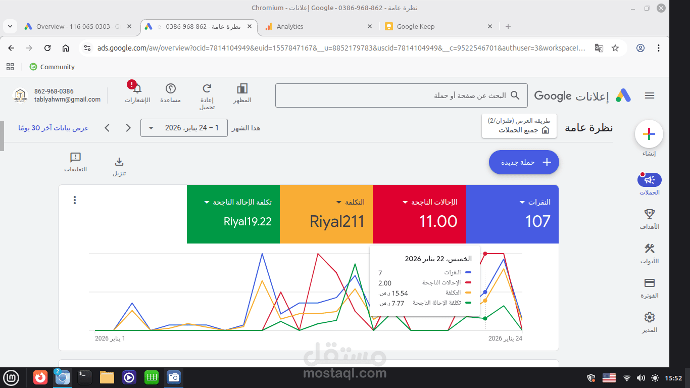 تحليل وتحسين نتائج حملة إعلانية مع زيادة العملاء المحتملين