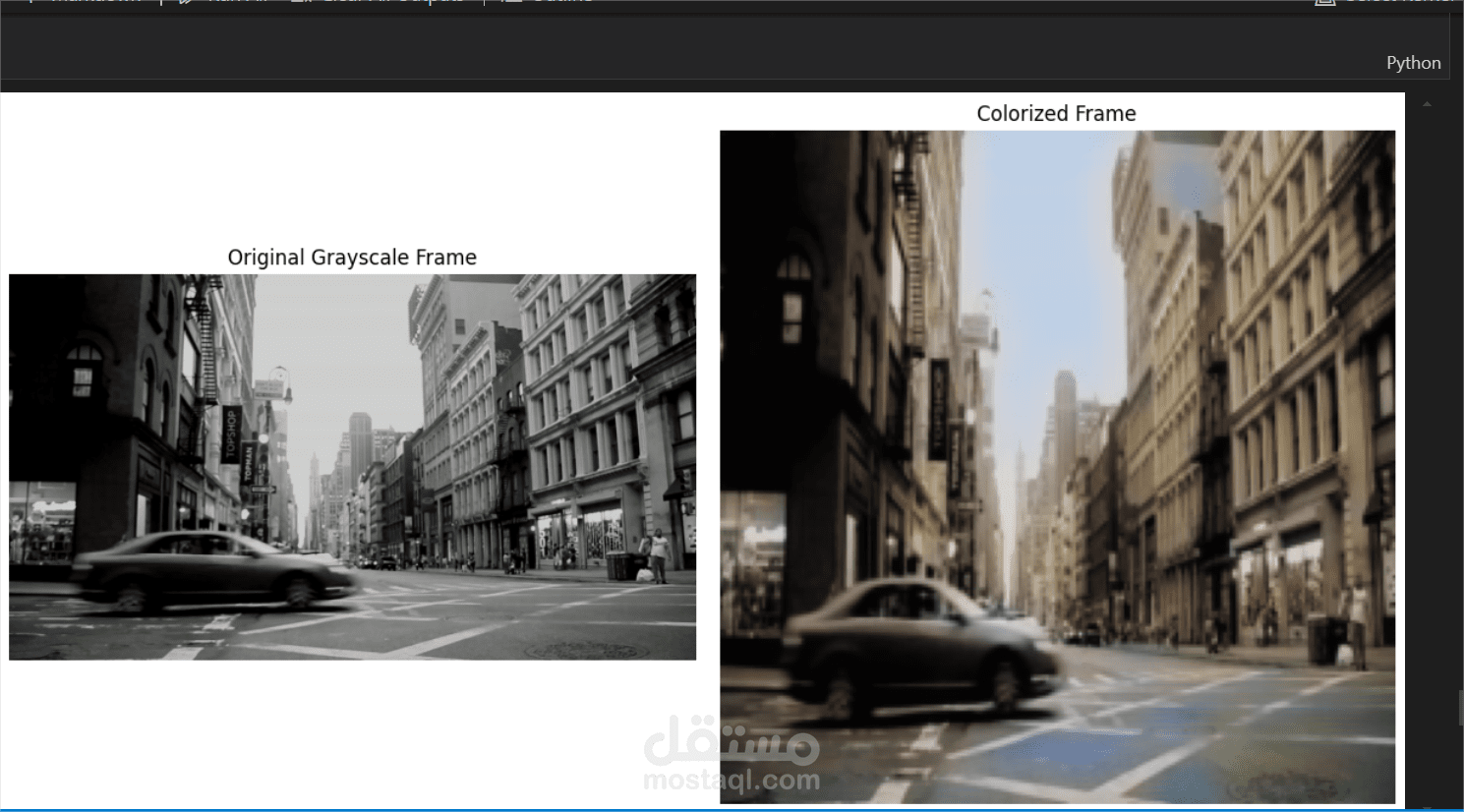 AI colorization model color black and white pictures and videos | مستقل