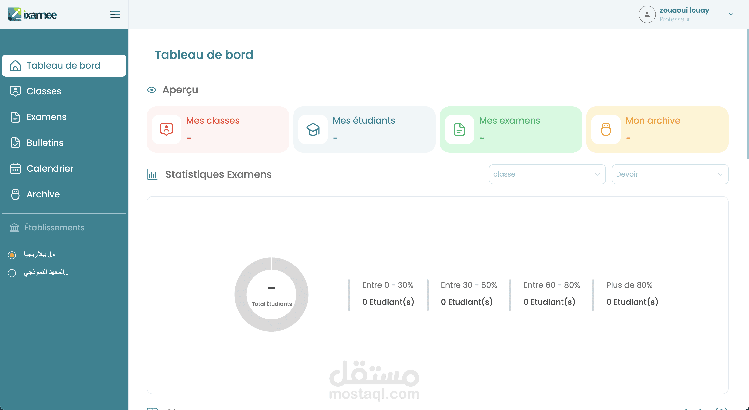 Ixamee – نظام إدارة الامتحانات