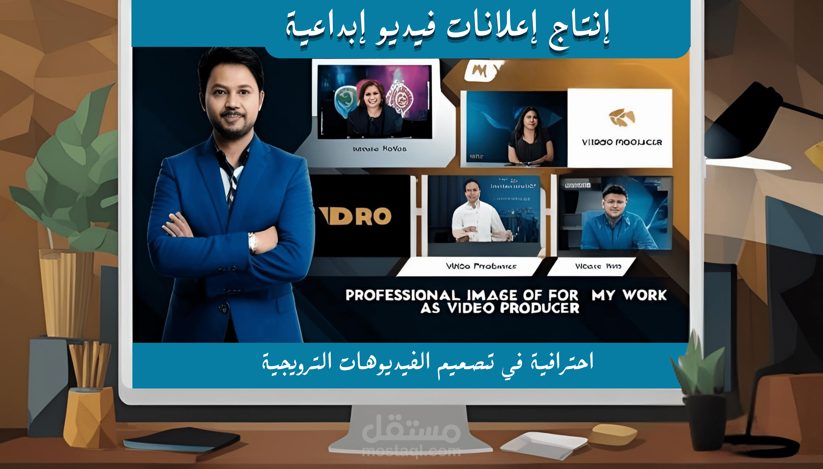 إنتاج فيديوهات إعلانيّة برومو وإنيميشن