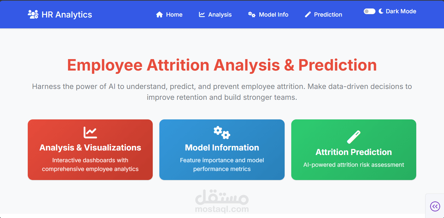 تصميم Dashboard تفاعلية باستخدام Dash مع نموذج تعلم آلي