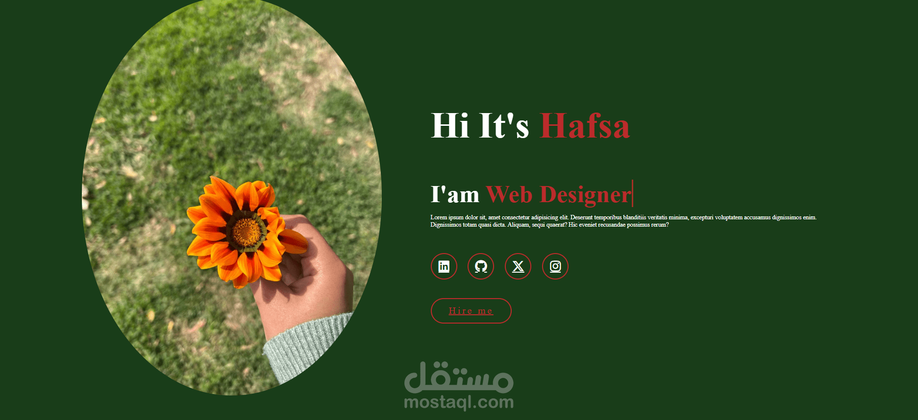 Simple portfolio