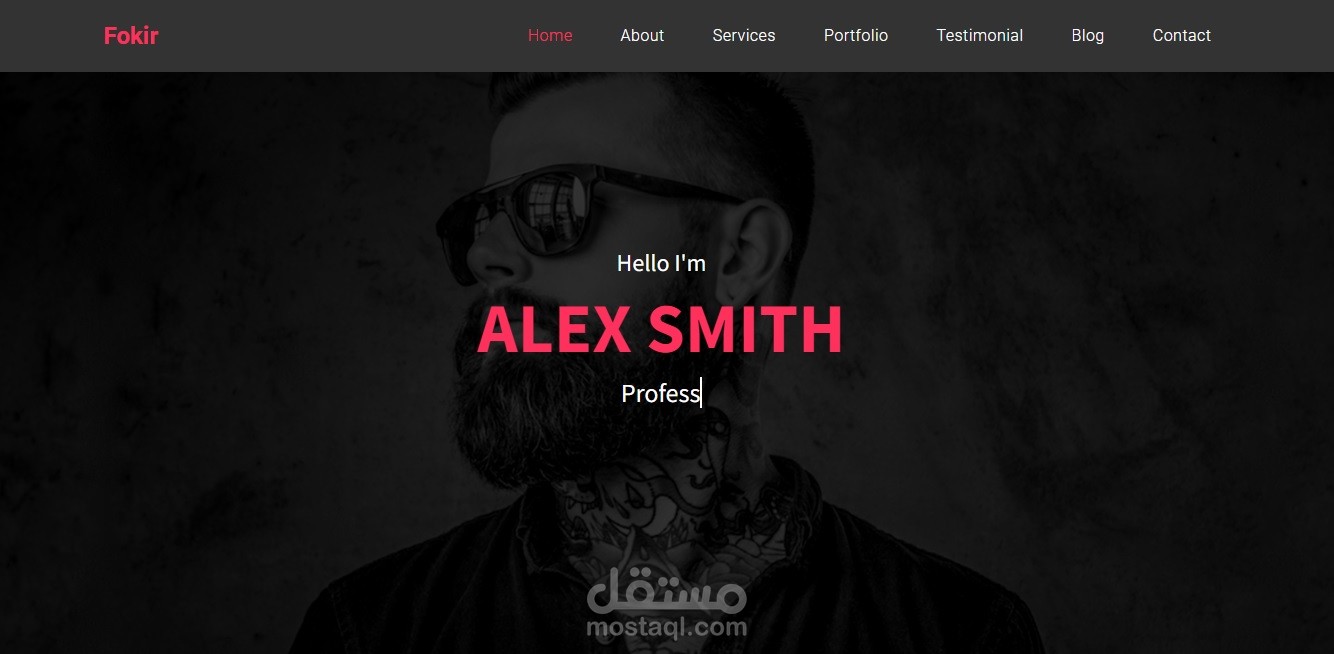 Website as Portfolio like fokir
