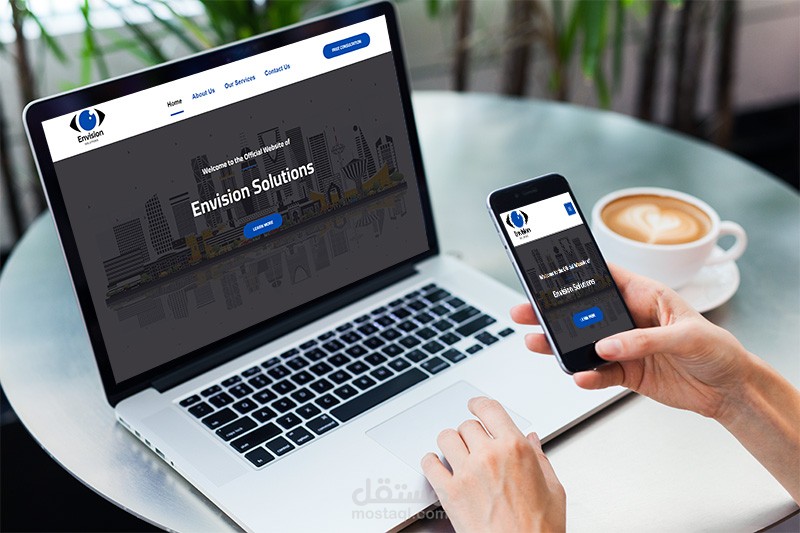 موقع لشركة خدمات تقنية