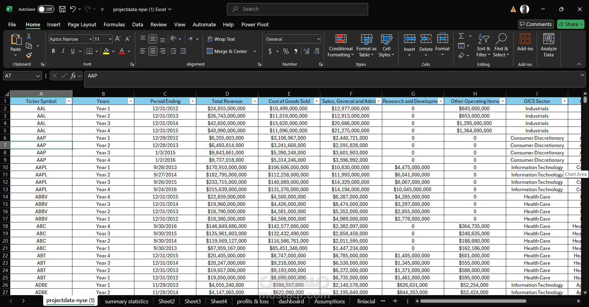 عمل جداول علي excel