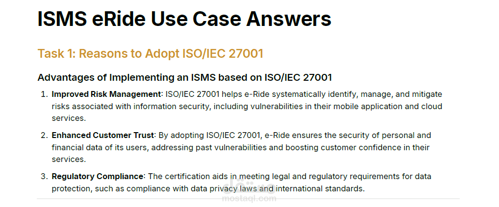 ُE-Ride ISMS