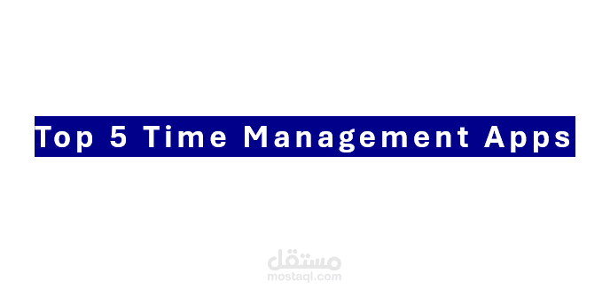 top 5 time management apps