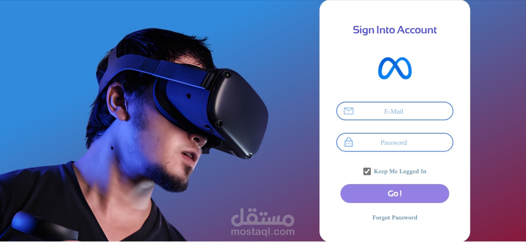 Responsive login form