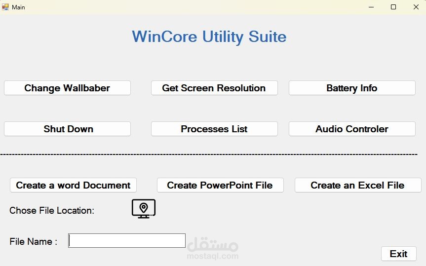 WinCore Utility Suite