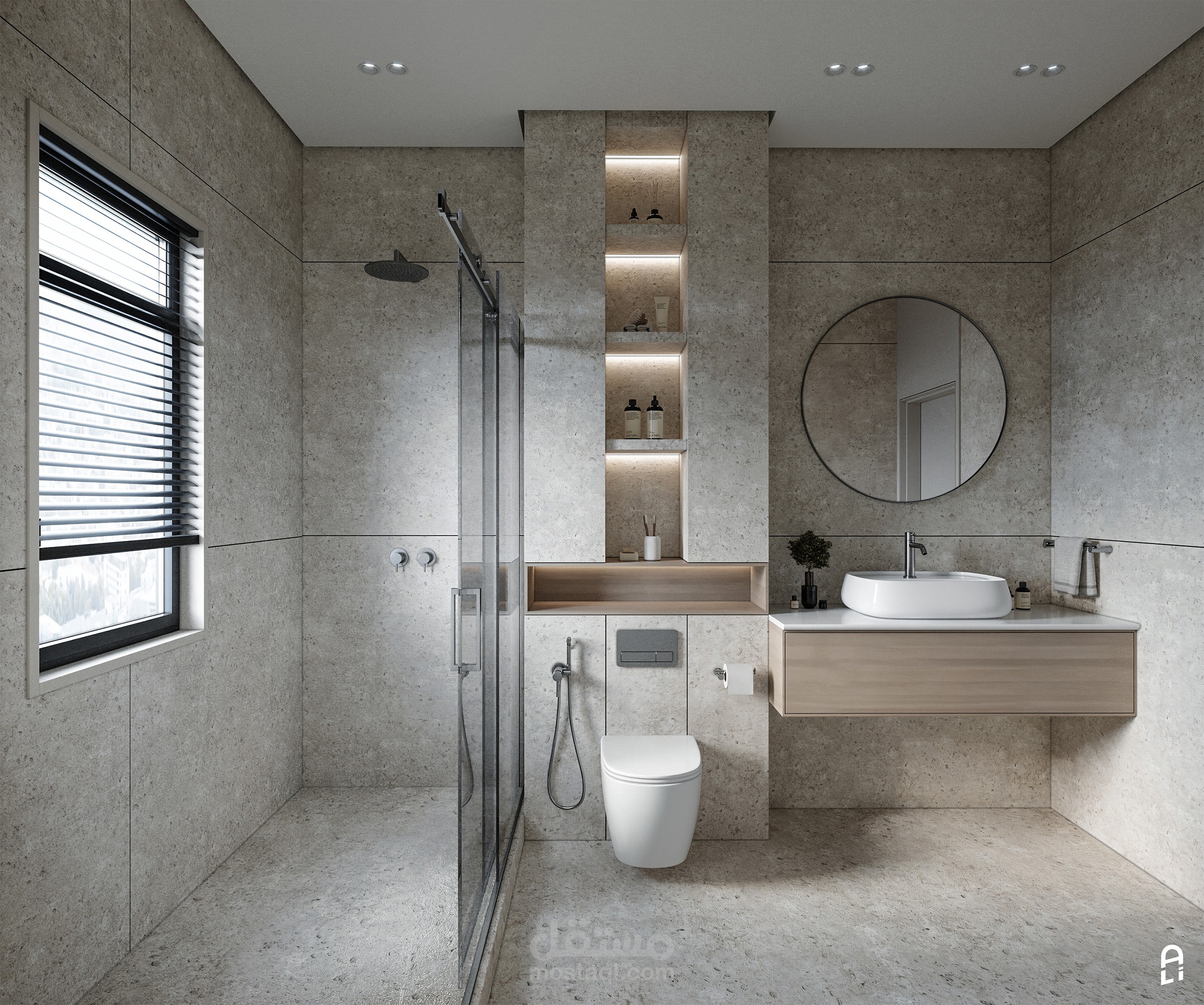 Modern bathroom design