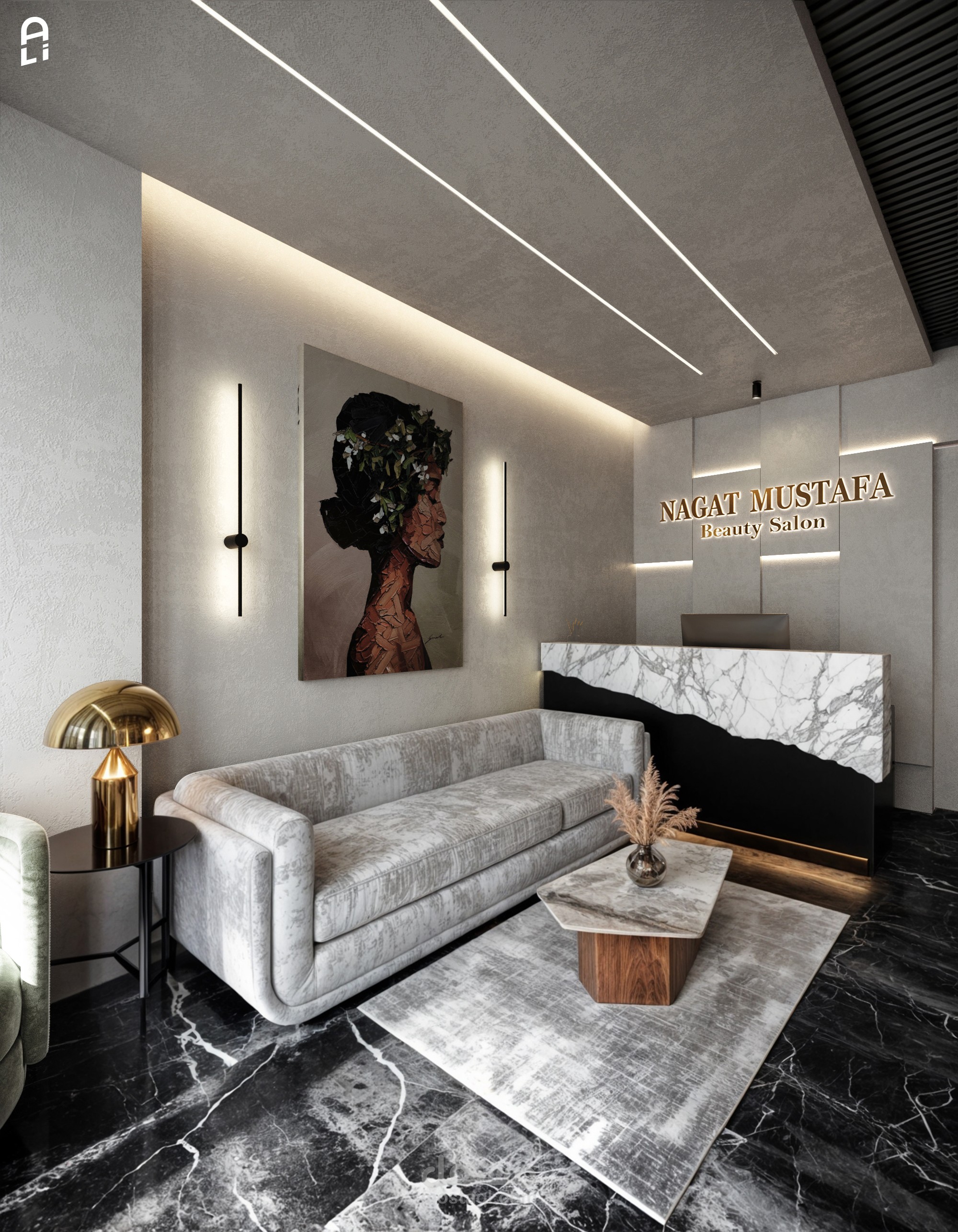 Luxury Beauty Salon Interior Design