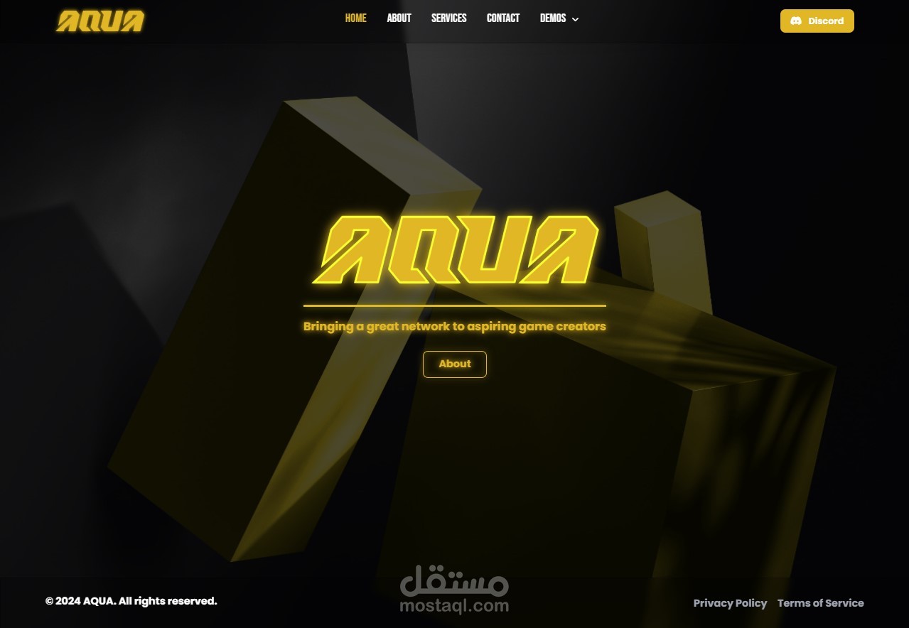 معرض أعمال (Portfolio Website)