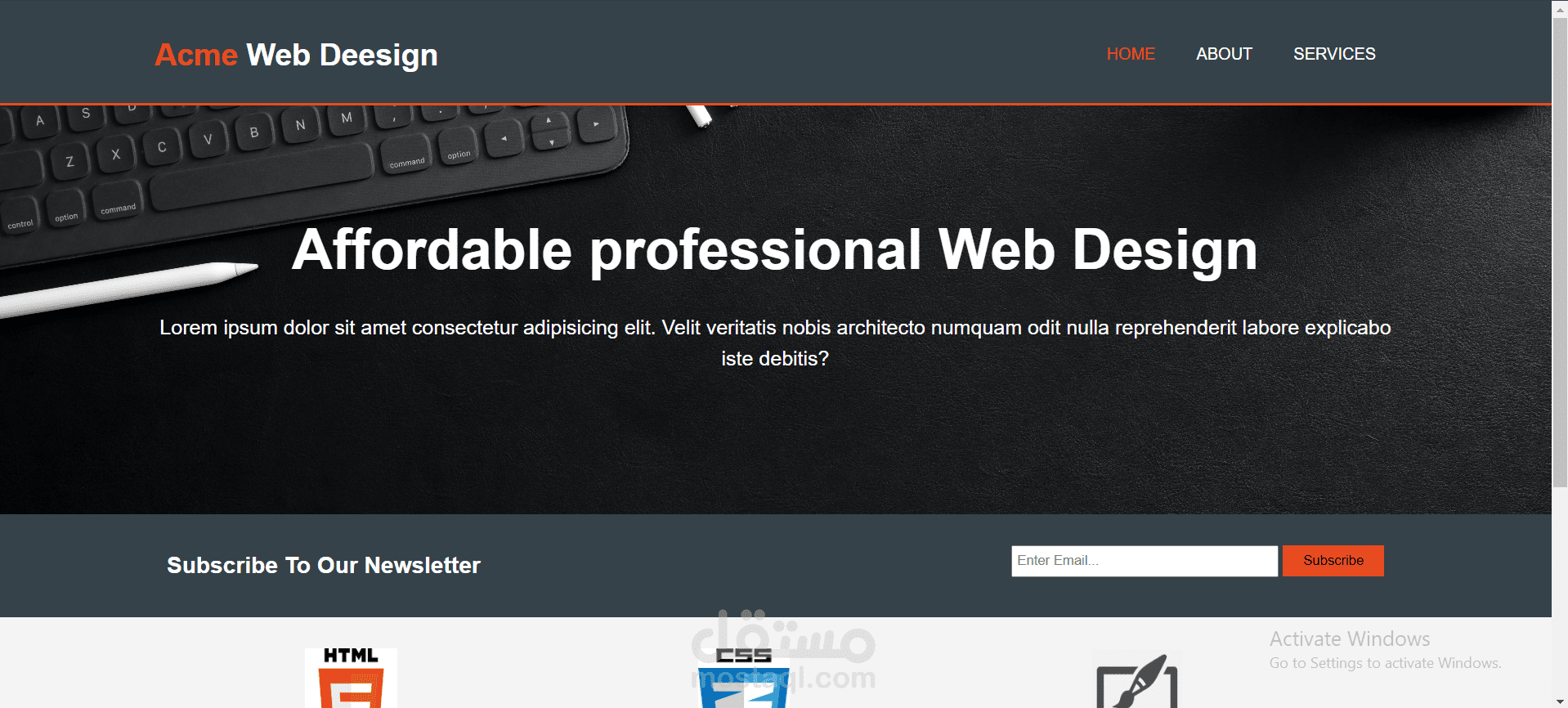 Freelance website