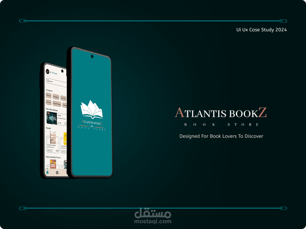 Atlantis Bookz - Ui/Ux Case study