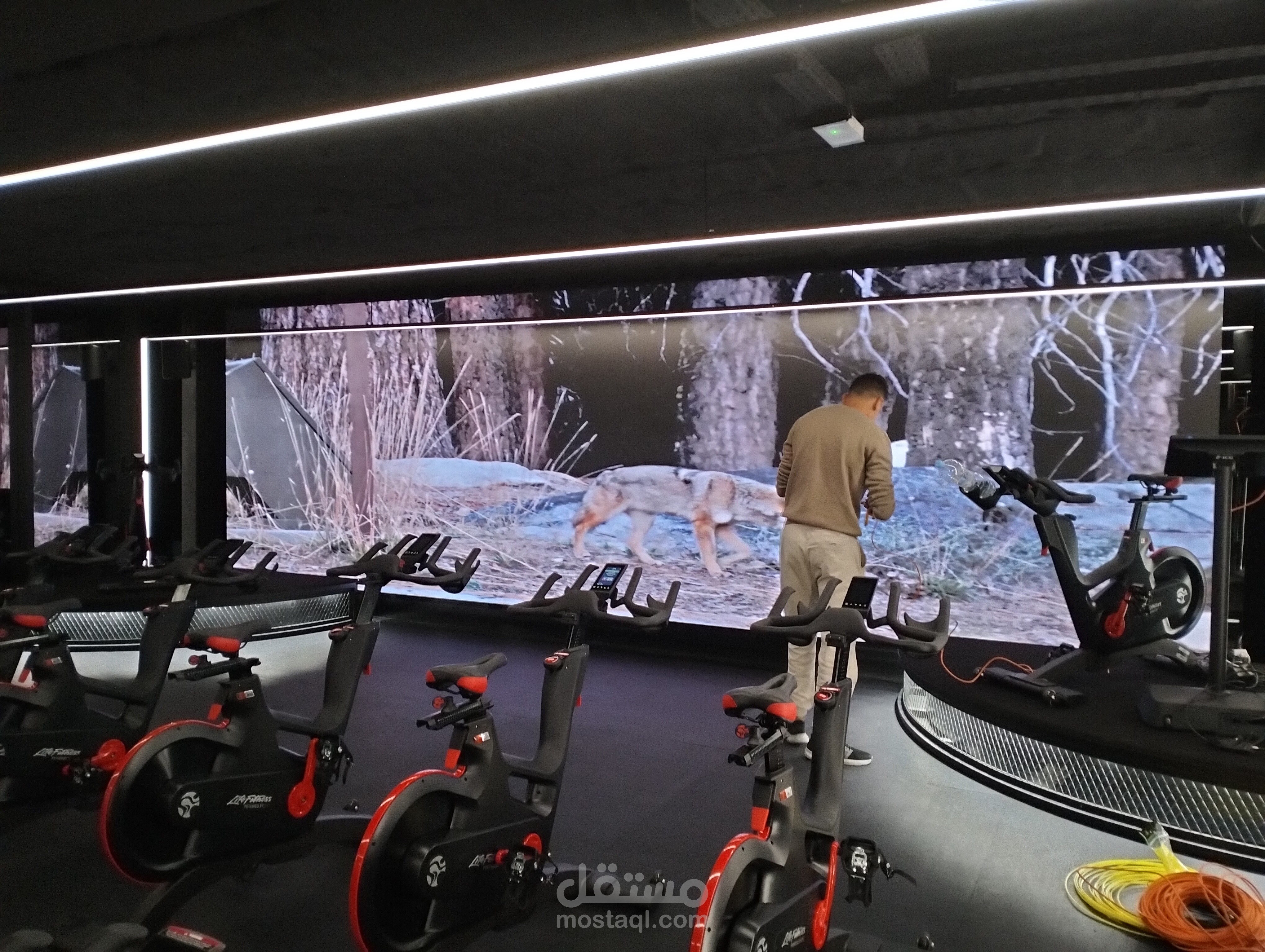 installation dune ecran geante avec systeme ICG