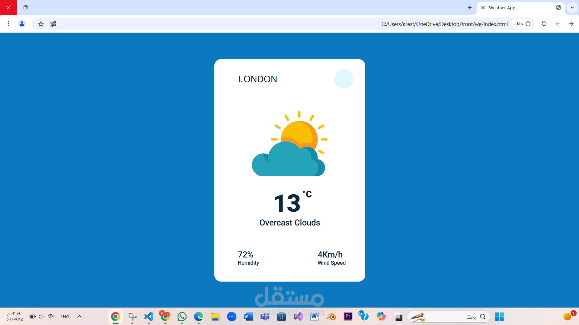 Weather app