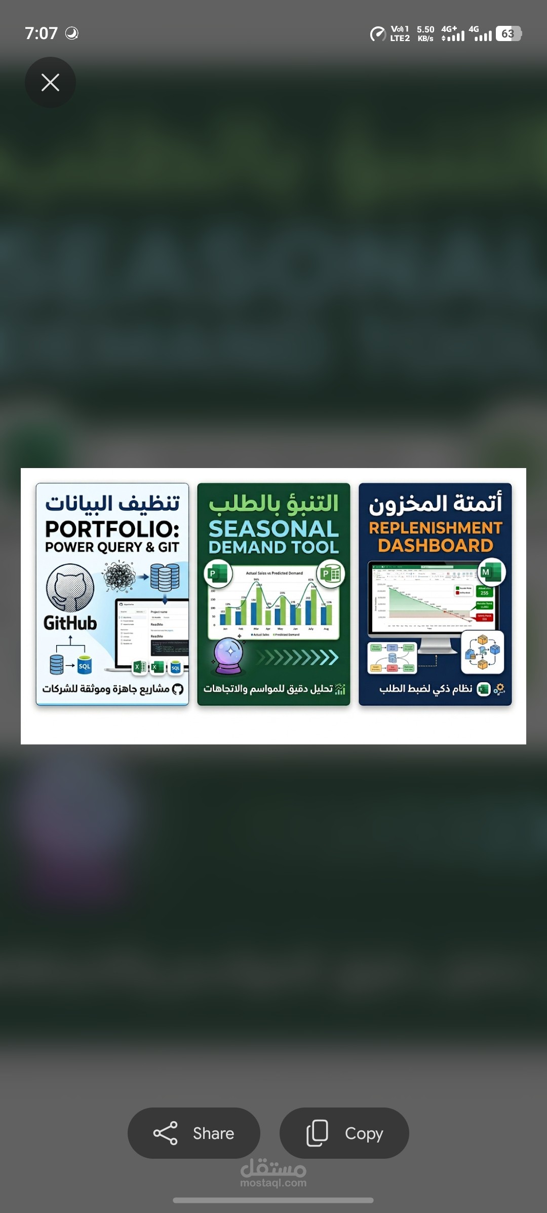معرض مشاريع تحليل البيانات على GitHub