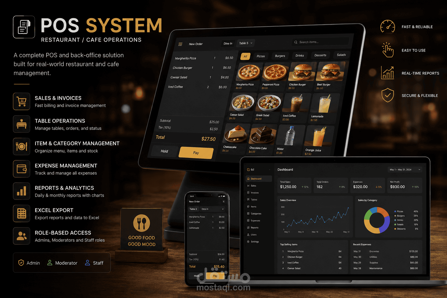 نظام نقاط البيع (POS) للمطاعم