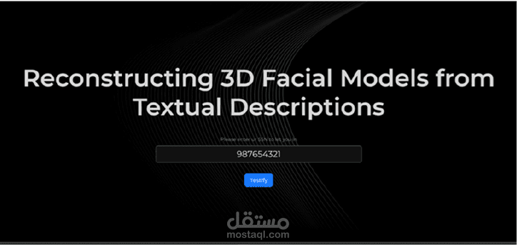 Reconstructing 3D Facial Models from Textual Descriptions