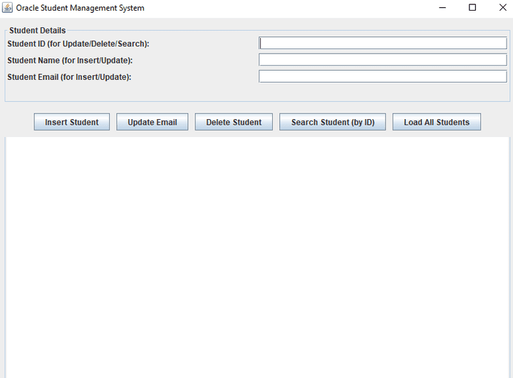 نظام قاعدة بيانات لتسجيل طلاب ودورات ومدرسين يحتوي على واجهة امامية