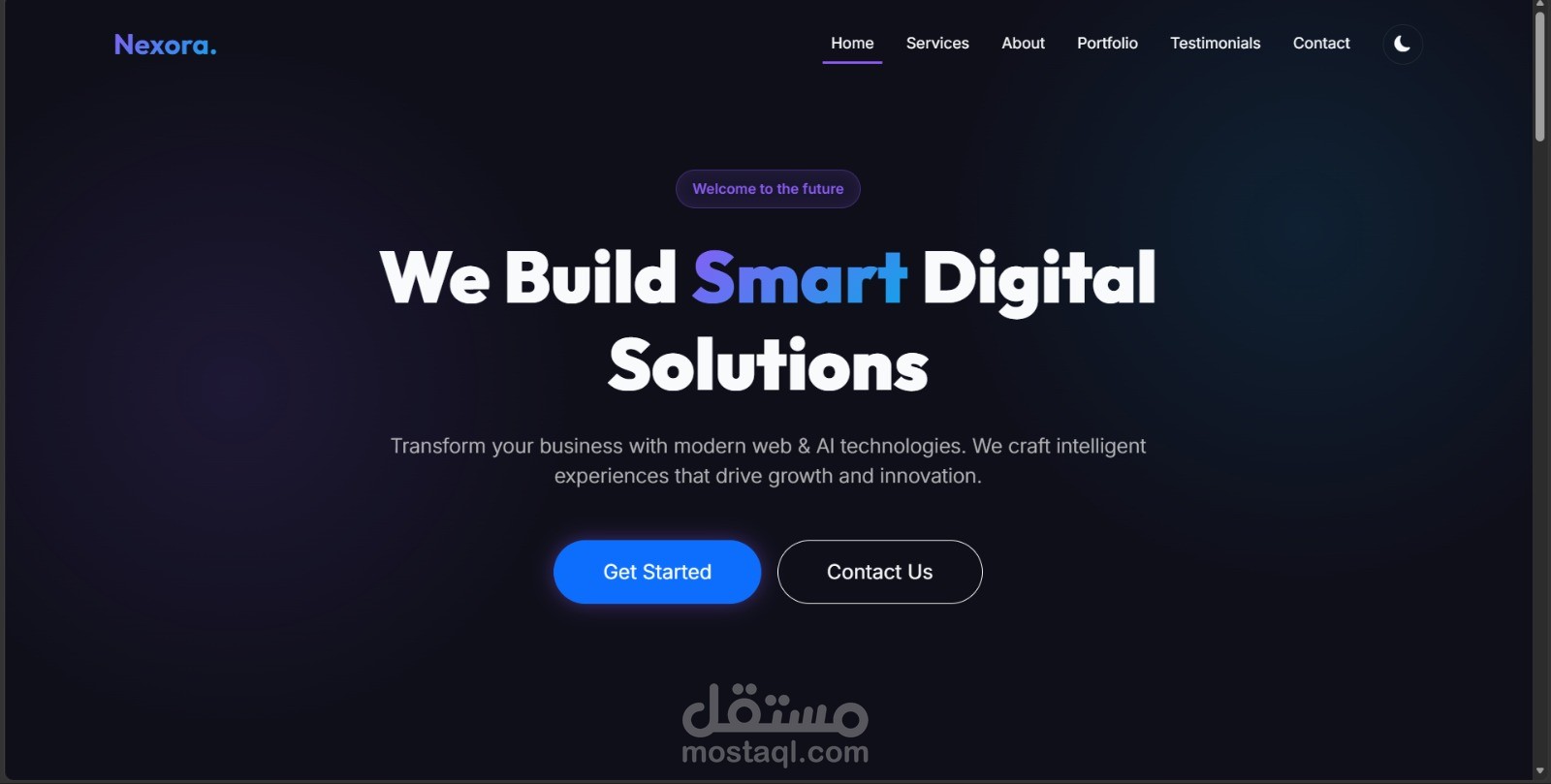 تصميم وتطوير موقع ويب احترافي لشركة برمجيات وتسويق رقمي