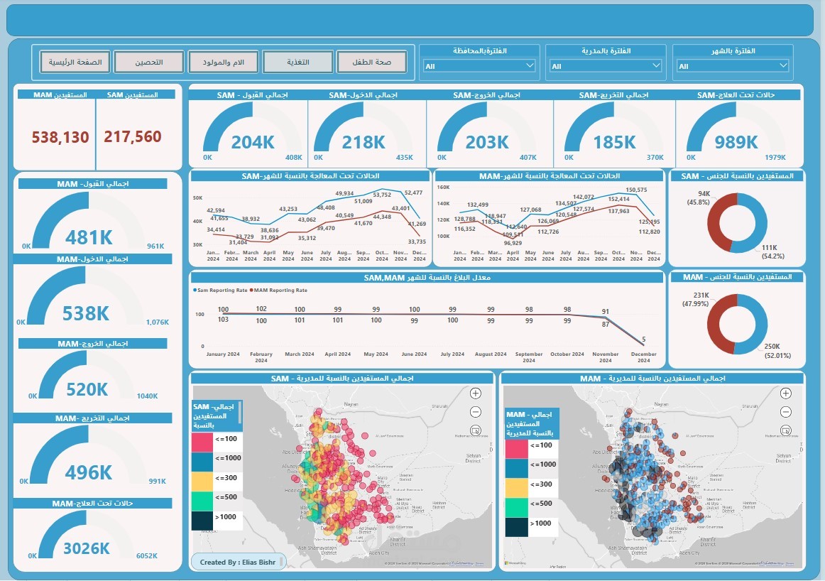 تحليل البيانات وتصميم لوحات معلومات تفاعلية -Dashboard