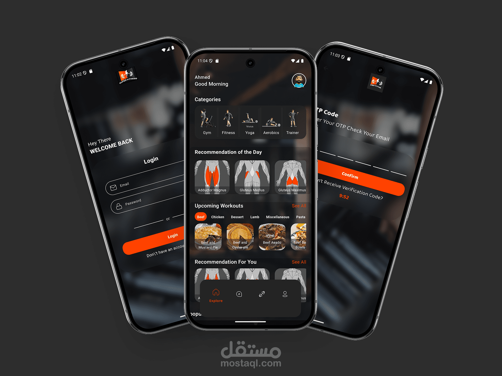 Super Fitness App – تطبيق تدريب وتغذية ذكي باستخدام Flutter وذكاء صناعي