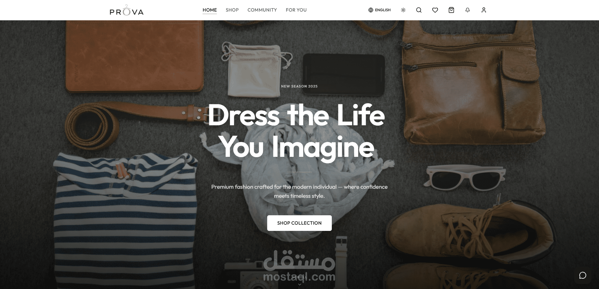 PROVA | Modern Fashion E-Commerce Platform with AI