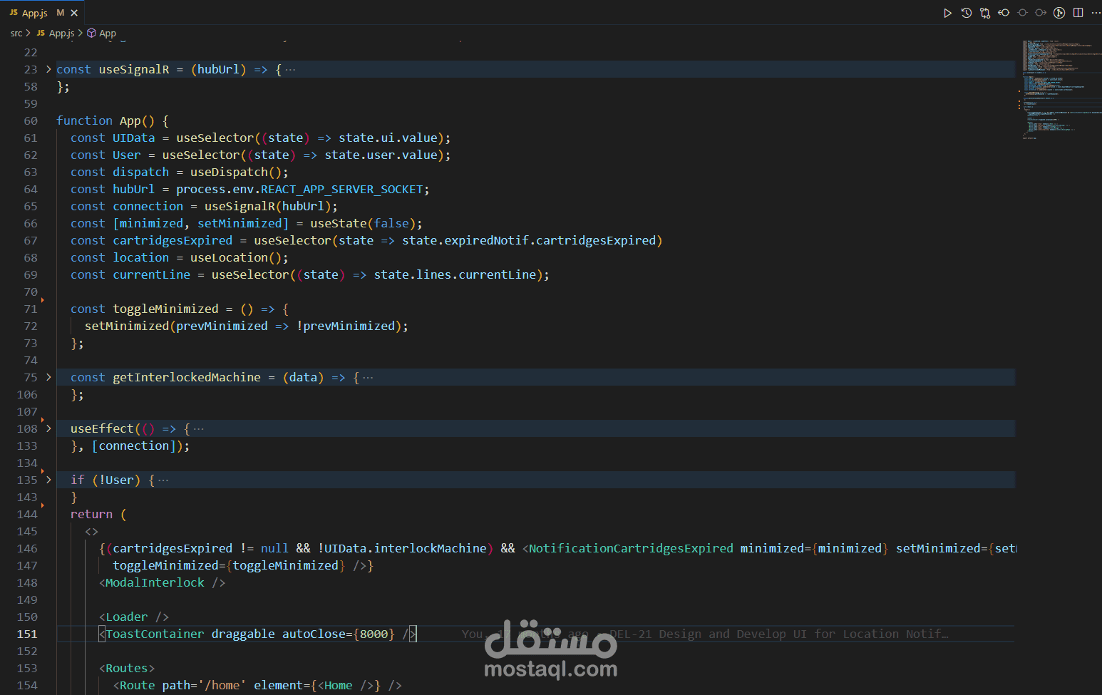 Project Frontend React js