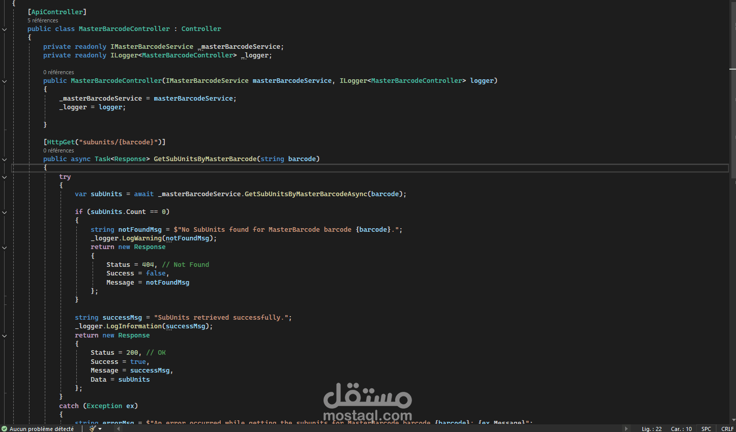 Project Backend ASP.NET Web APIs | مستقل