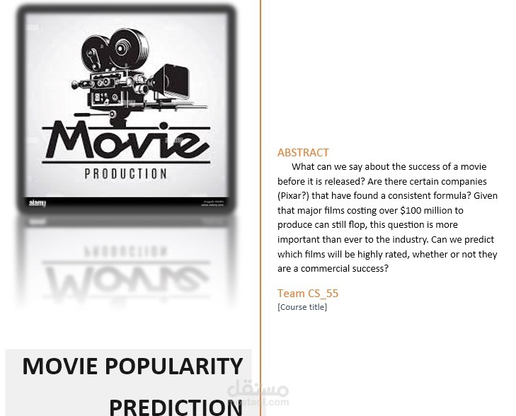 Movie popularity prediction